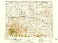 Havre Montana Historical topographic map, 1:250000 scale, 1 X 2 Degree, Year 1958
