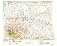 Havre Montana Historical topographic map, 1:250000 scale, 1 X 2 Degree, Year 1953