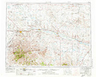 Havre Montana Historical topographic map, 1:250000 scale, 1 X 2 Degree, Year 1953