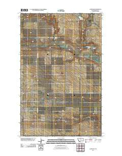 Havre NW Montana Historical topographic map, 1:24000 scale, 7.5 X 7.5 Minute, Year 2011