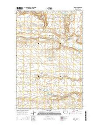 Havre NW Montana Current topographic map, 1:24000 scale, 7.5 X 7.5 Minute, Year 2014