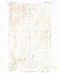 Hawk Coulee Montana Historical topographic map, 1:24000 scale, 7.5 X 7.5 Minute, Year 1969
