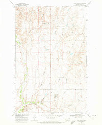 Hawk Coulee Montana Historical topographic map, 1:24000 scale, 7.5 X 7.5 Minute, Year 1969