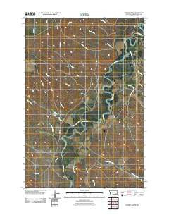 Hawkey Creek Montana Historical topographic map, 1:24000 scale, 7.5 X 7.5 Minute, Year 2011