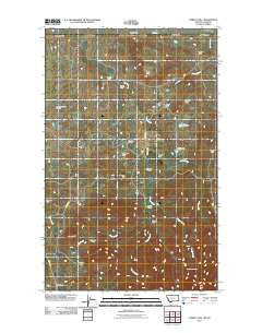 Hawley Hill Montana Historical topographic map, 1:24000 scale, 7.5 X 7.5 Minute, Year 2011