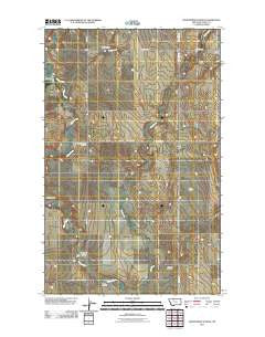 Hawthorne School Montana Historical topographic map, 1:24000 scale, 7.5 X 7.5 Minute, Year 2011