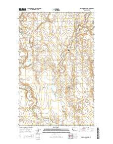 Hawthorne School Montana Current topographic map, 1:24000 scale, 7.5 X 7.5 Minute, Year 2014
