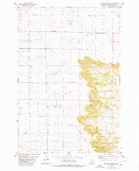 Hay Basin South Montana Historical topographic map, 1:24000 scale, 7.5 X 7.5 Minute, Year 1980