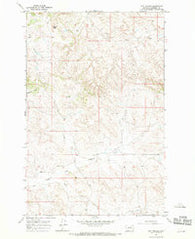 Hay Coulee Montana Historical topographic map, 1:24000 scale, 7.5 X 7.5 Minute, Year 1967