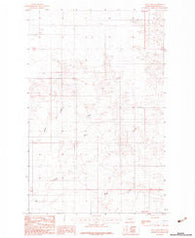 Hay Creek Montana Historical topographic map, 1:24000 scale, 7.5 X 7.5 Minute, Year 1983