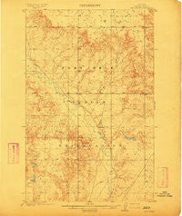 Hay Creek Montana Historical topographic map, 1:62500 scale, 15 X 15 Minute, Year 1912