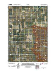 Hay Basin South Montana Historical topographic map, 1:24000 scale, 7.5 X 7.5 Minute, Year 2011