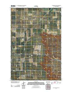 Hay Basin South Montana Historical topographic map, 1:24000 scale, 7.5 X 7.5 Minute, Year 2011