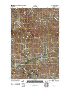 Hay Coulee Montana Historical topographic map, 1:24000 scale, 7.5 X 7.5 Minute, Year 2011