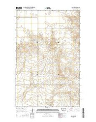 Hay Creek Montana Current topographic map, 1:24000 scale, 7.5 X 7.5 Minute, Year 2014