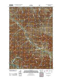 Hayes Point Montana Historical topographic map, 1:24000 scale, 7.5 X 7.5 Minute, Year 2011