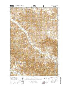 Hayes Point Montana Current topographic map, 1:24000 scale, 7.5 X 7.5 Minute, Year 2014