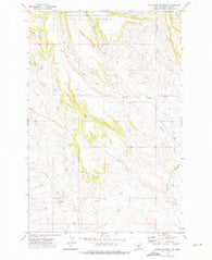 Haymaker Ranch SW Montana Historical topographic map, 1:24000 scale, 7.5 X 7.5 Minute, Year 1972