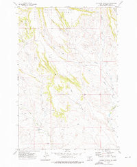 Haymaker Ranch SW Montana Historical topographic map, 1:24000 scale, 7.5 X 7.5 Minute, Year 1972