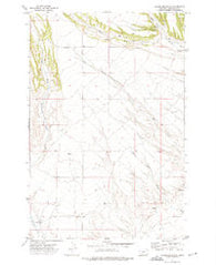 Haymaker Ranch Montana Historical topographic map, 1:24000 scale, 7.5 X 7.5 Minute, Year 1972