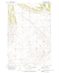 Haymaker Ranch Montana Historical topographic map, 1:24000 scale, 7.5 X 7.5 Minute, Year 1972