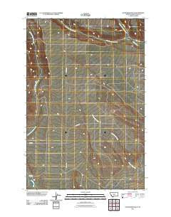 Haymaker Ranch Montana Historical topographic map, 1:24000 scale, 7.5 X 7.5 Minute, Year 2011