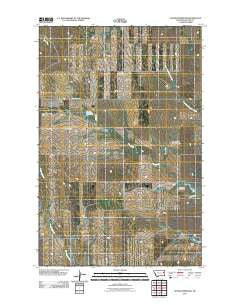 Haynie Reservoir Montana Historical topographic map, 1:24000 scale, 7.5 X 7.5 Minute, Year 2011