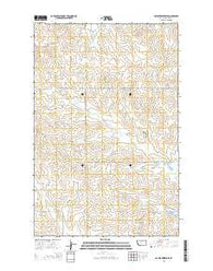 Haynie Reservoir Montana Current topographic map, 1:24000 scale, 7.5 X 7.5 Minute, Year 2014