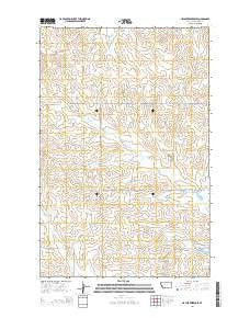 Haynie Reservoir Montana Current topographic map, 1:24000 scale, 7.5 X 7.5 Minute, Year 2014