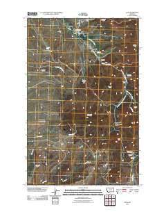 Hays Montana Historical topographic map, 1:24000 scale, 7.5 X 7.5 Minute, Year 2011
