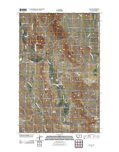 Hays SE Montana Historical topographic map, 1:24000 scale, 7.5 X 7.5 Minute, Year 2011