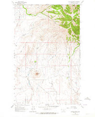 Haystack Butte Montana Historical topographic map, 1:24000 scale, 7.5 X 7.5 Minute, Year 1962
