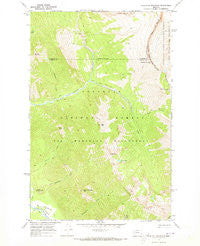 Haystack Mountain Montana Historical topographic map, 1:24000 scale, 7.5 X 7.5 Minute, Year 1970