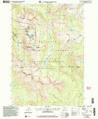 Haystack Peak Montana Historical topographic map, 1:24000 scale, 7.5 X 7.5 Minute, Year 2000
