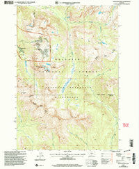 Haystack Peak Montana Historical topographic map, 1:24000 scale, 7.5 X 7.5 Minute, Year 2000
