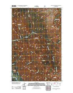 Haystack Mountain Montana Historical topographic map, 1:24000 scale, 7.5 X 7.5 Minute, Year 2011
