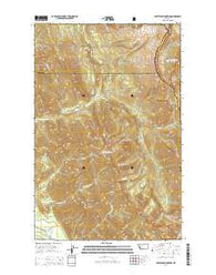 Haystack Mountain Montana Current topographic map, 1:24000 scale, 7.5 X 7.5 Minute, Year 2014