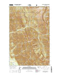 Haystack Mountain Montana Current topographic map, 1:24000 scale, 7.5 X 7.5 Minute, Year 2014