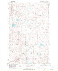 Headlight Butte NE Montana Historical topographic map, 1:24000 scale, 7.5 X 7.5 Minute, Year 1968