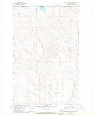 Headlight Butte NW Montana Historical topographic map, 1:24000 scale, 7.5 X 7.5 Minute, Year 1968