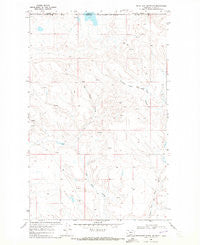 Headlight Butte NW Montana Historical topographic map, 1:24000 scale, 7.5 X 7.5 Minute, Year 1968
