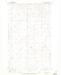 Headlight Butte Montana Historical topographic map, 1:24000 scale, 7.5 X 7.5 Minute, Year 1968
