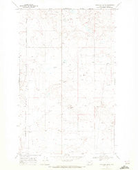 Headlight Butte Montana Historical topographic map, 1:24000 scale, 7.5 X 7.5 Minute, Year 1968