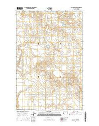 Headlight Butte Montana Current topographic map, 1:24000 scale, 7.5 X 7.5 Minute, Year 2014