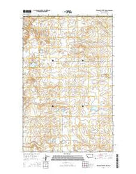 Headlight Butte NE Montana Current topographic map, 1:24000 scale, 7.5 X 7.5 Minute, Year 2014