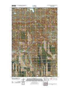 Headlight Butte NW Montana Historical topographic map, 1:24000 scale, 7.5 X 7.5 Minute, Year 2011