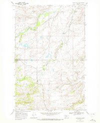 Heart Butte Montana Historical topographic map, 1:24000 scale, 7.5 X 7.5 Minute, Year 1968