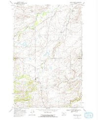 Heart Butte Montana Historical topographic map, 1:24000 scale, 7.5 X 7.5 Minute, Year 1968