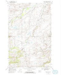 Heart Butte Montana Historical topographic map, 1:24000 scale, 7.5 X 7.5 Minute, Year 1968