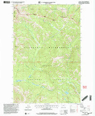 Heart Lake Montana Historical topographic map, 1:24000 scale, 7.5 X 7.5 Minute, Year 2001